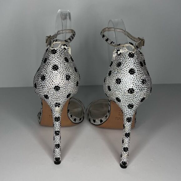 Stuart Weitzman Silver and Black Heels - Picture 9 of 14